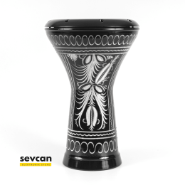 Mısır Darbuka Siyah İşlemeli 